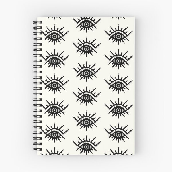 Item preview, Dotted eye, Eye, All seeing Eye, Psychedelic, Eyes, Black and White, Cream and Black, Third Eye designed and sold by Clancy Rodgers.