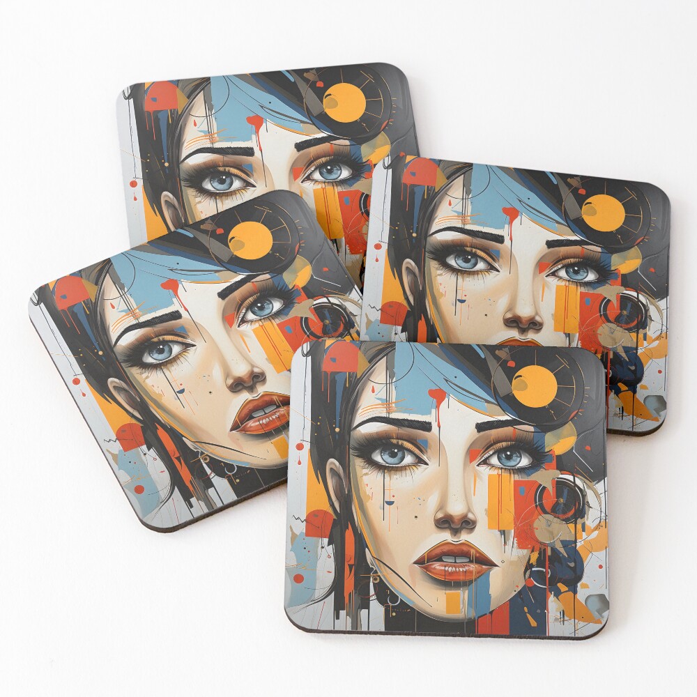 Item preview, Coasters (Set of 4) designed and sold by XFusionDesigns.