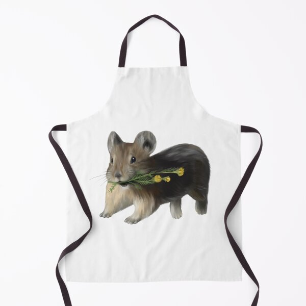 Item preview, American Pika with Flowers designed and sold by Wondersofwhimsy.