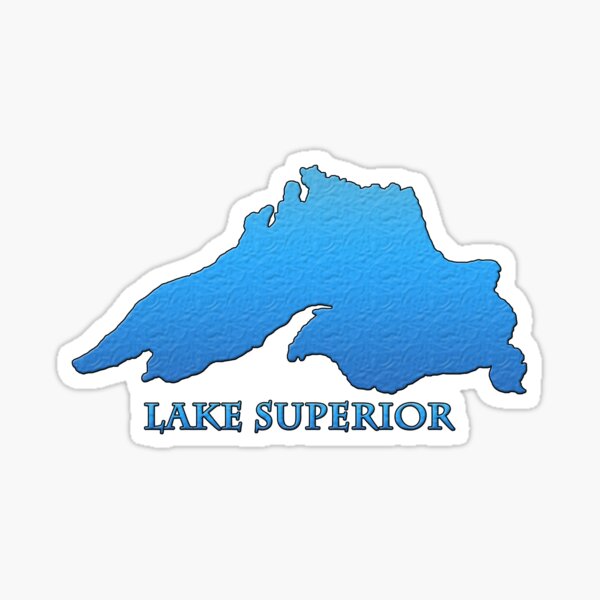 Item preview, Lake Superior Great Lakes Outline designed and sold by gorff.