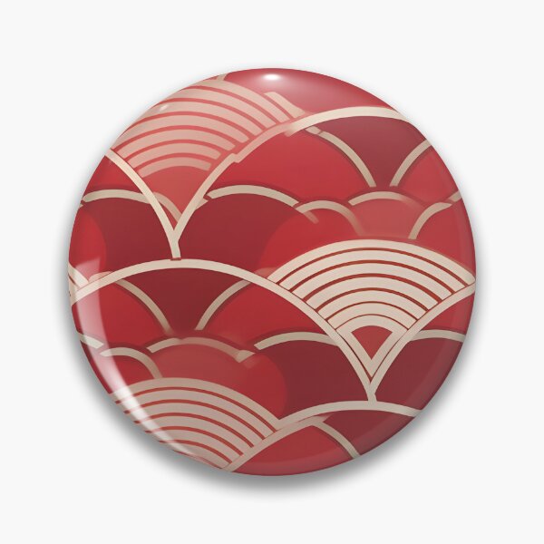 Item preview, Seigaiha Red and Tope designed and sold by Hashola Designs.