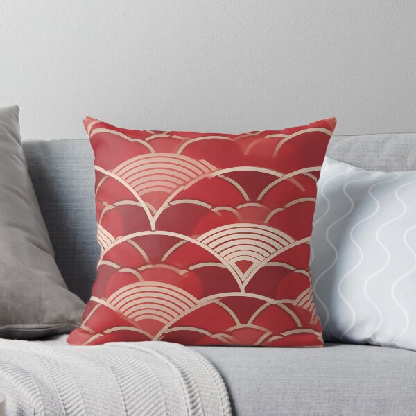 Item preview, Seigaiha Red and Tope designed and sold by Hashola Designs.