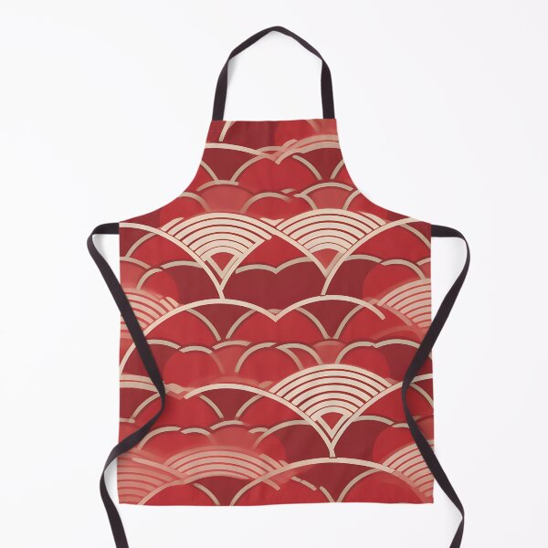 Item preview, Seigaiha Red and Tope designed and sold by Hashola Designs.