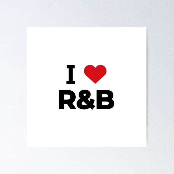 ☆I Love You☆ Vintage Poster R&B Rock I love R&B