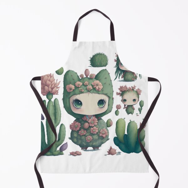 Item preview, Watercolor Cactus, desert Cactus, Cute cactus boy and girl designed and sold by Piniatá P.