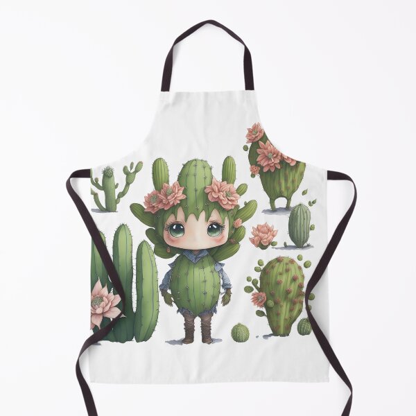 Item preview, Watercolor Cactus, desert Cactus, Cute cactus boy and girl designed and sold by Piniatá P.