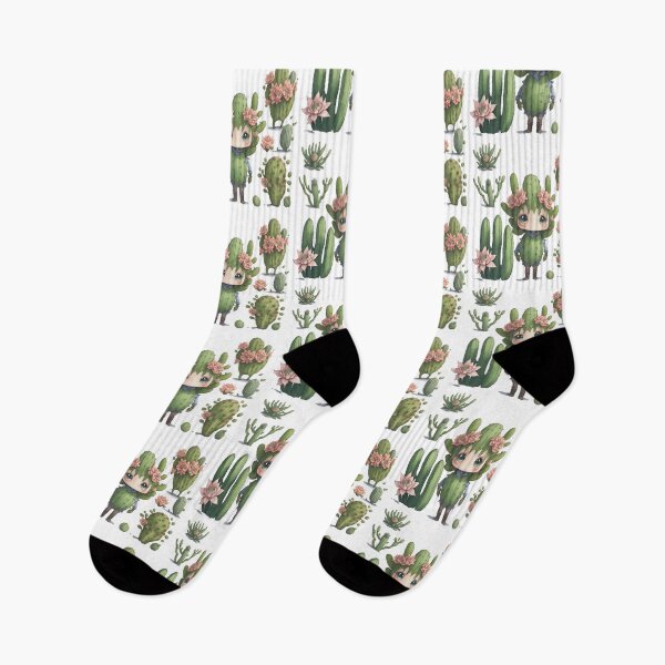 Item preview, Watercolor Cactus, desert Cactus, Cute cactus boy and girl designed and sold by Piniatá P.