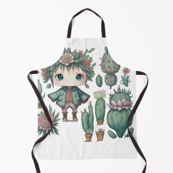 Item preview, Watercolor Cactus, desert Cactus, Cute cactus boy and girl designed and sold by Piniatá P.