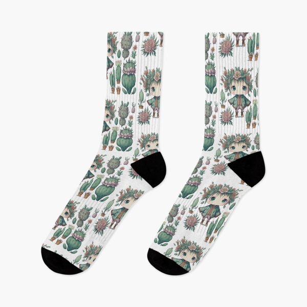 Item preview, Watercolor Cactus, desert Cactus, Cute cactus boy and girl designed and sold by Piniatá P.