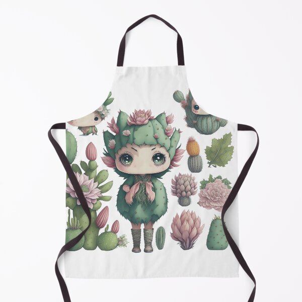Item preview, Watercolor Cactus, desert Cactus, Cute cactus boy and girl designed and sold by Piniatá P.