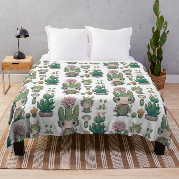 Item preview, Watercolor Cactus, desert Cactus, Cute cactus boy and girl designed and sold by Piniatá P.
