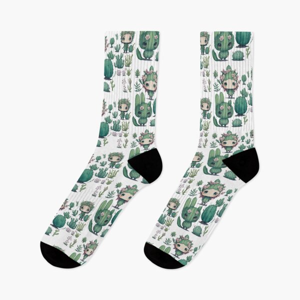 Item preview, Watercolor Cactus, desert Cactus, Cute cactus boy and girl designed and sold by Piniatá P.