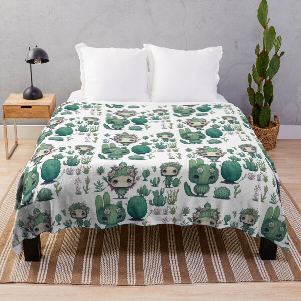 Item preview, Watercolor Cactus, desert Cactus, Cute cactus boy and girl designed and sold by Piniatá P.