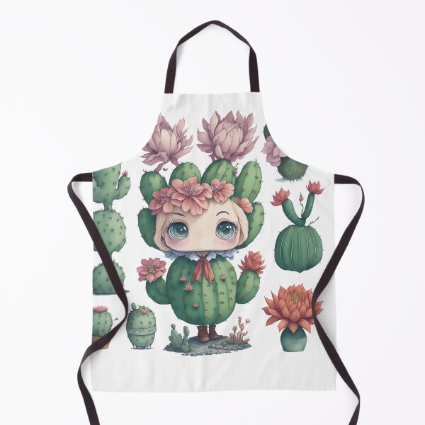 Item preview, Watercolor Cactus, desert Cactus, Cute cactus boy and girl designed and sold by Piniatá P.