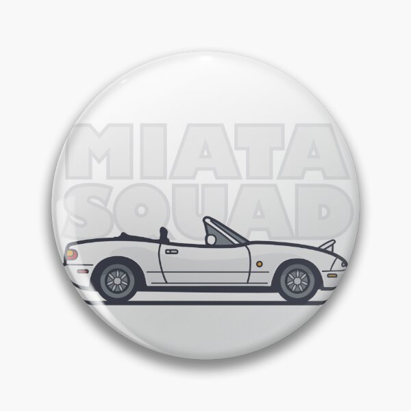 Artikelvorschau, Miata Squad Weiß entworfen und verkauft von MotorSupplyCo.