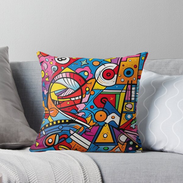 Item preview, Vibrant Explosion of Colors - Dynamic Patterns and Energetic Shapes designed and sold by Artclubseven.