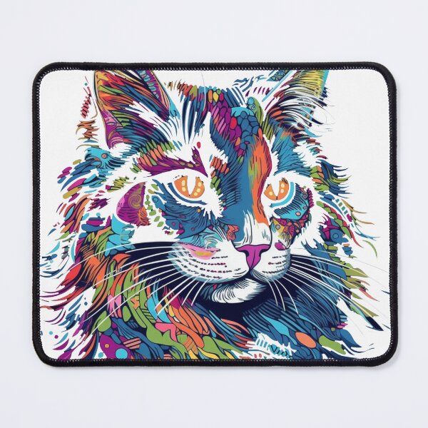 Item preview, Norwegian Forest Cat Artistry - Playful & Unique Pop-Art designed and sold by DooodleGod.