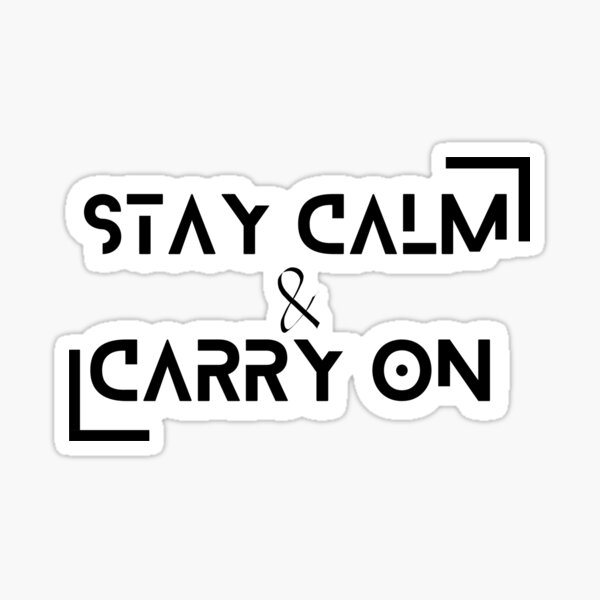 Item preview, Stay Calm and Carry on designed and sold by illustrarts-.