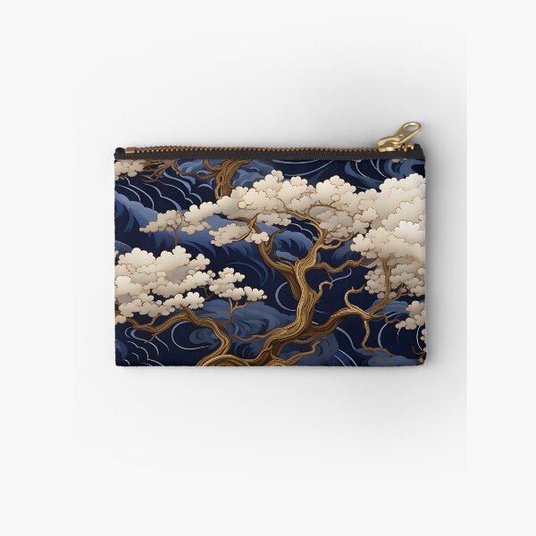 Item preview, Whispering Skies - Asian Fantasy Fabric with Clouds and Trees designed and sold by vadimcarazan.