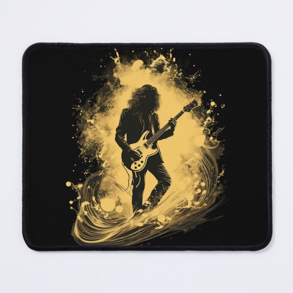 Item preview, Golden Riffs, abstract music man designed and sold by PrintDesignLab.