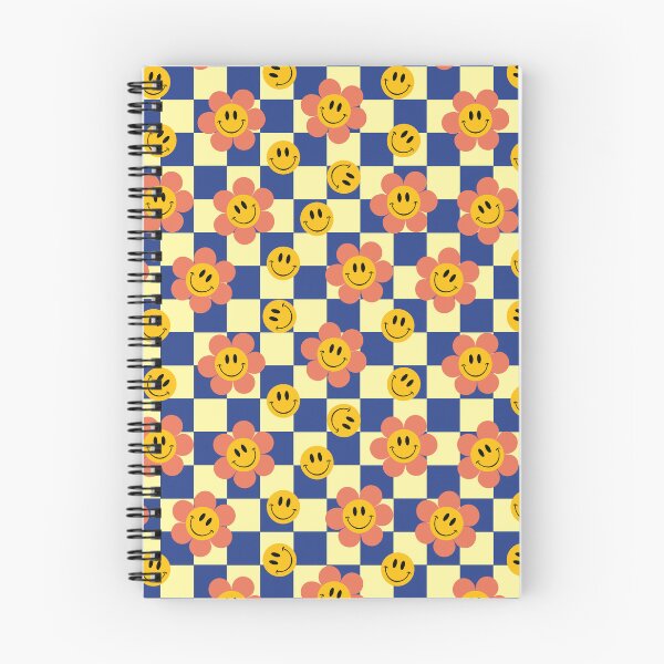 Artikelvorschau, Retro-Schachbrettmuster, Blumenmuster entworfen und verkauft von BlossomNote.