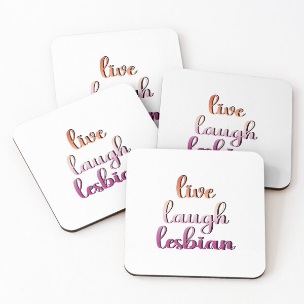 Item preview, Live Laugh Lesbian  designed and sold by Embyr Rose.