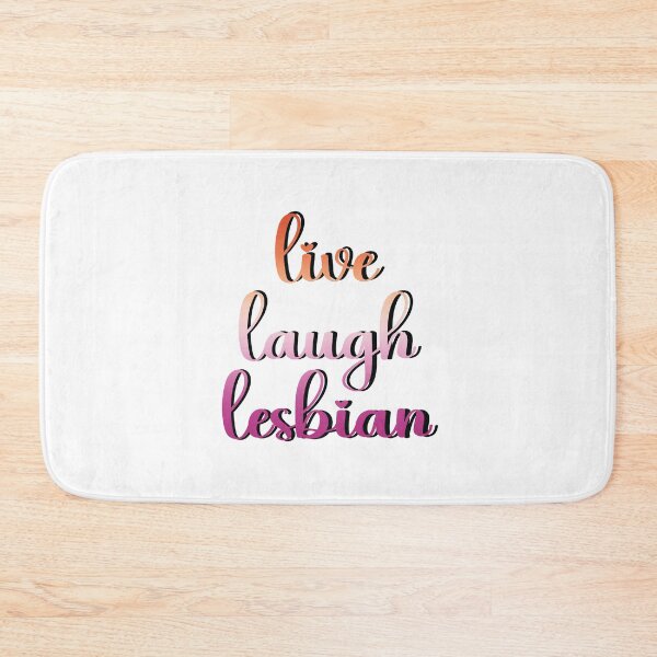 Item preview, Live Laugh Lesbian  designed and sold by Embyr Rose.