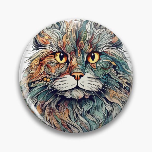 Artikelvorschau, Norwegian Forest Cat Surreal Tee & Gifts - Artful Imaginary Feline entworfen und verkauft von DooodleGod.