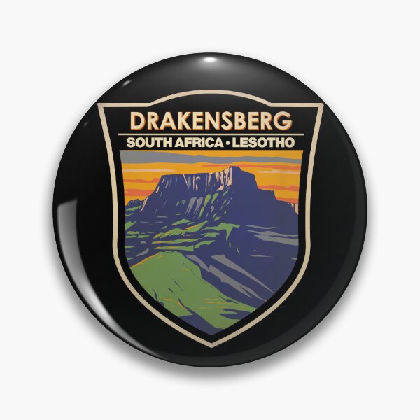 Item preview, Drakensberg South Africa Lesotho Badge designed and sold by KrisSidDesigns.