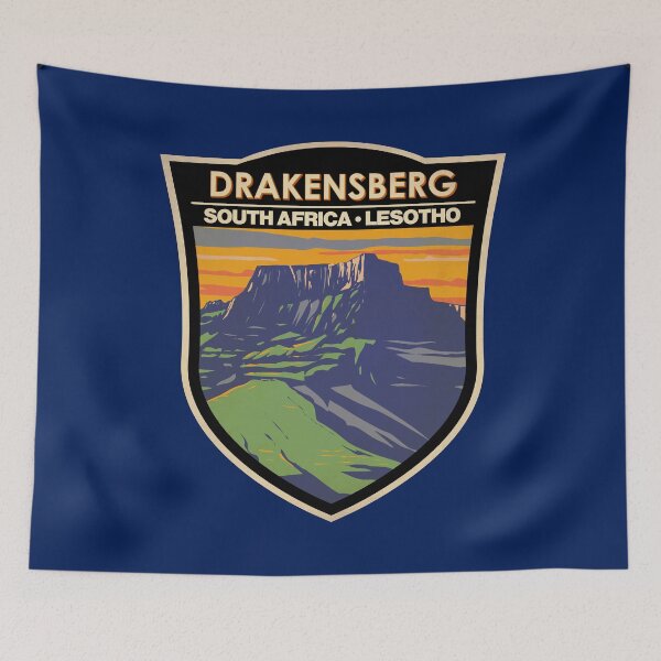 Item preview, Drakensberg South Africa Lesotho Badge designed and sold by KrisSidDesigns.