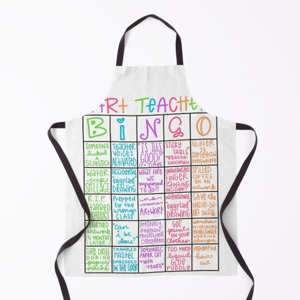 art teacher art class artist apron