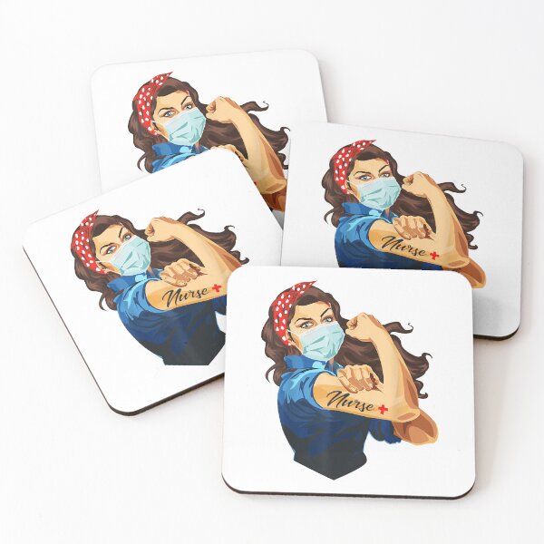 Aperçu de l'œuvre Rosie The Riveter - Infirmière créée et vendue par J-amieMay-o.