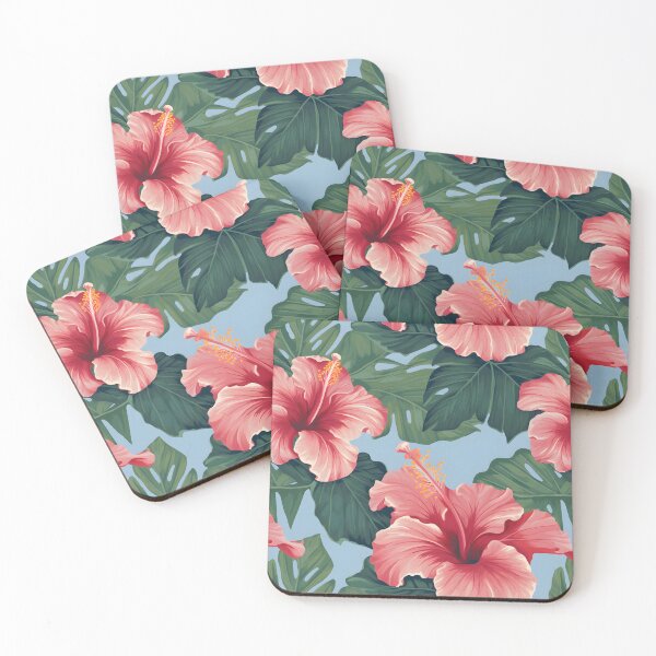 Item preview, Hibiscus Flowers Pattern 2 designed and sold by DigitalPatternx.