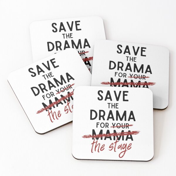 Item preview, Guarde el drama para el escenario (negro) designed and sold by KAHDesigns.