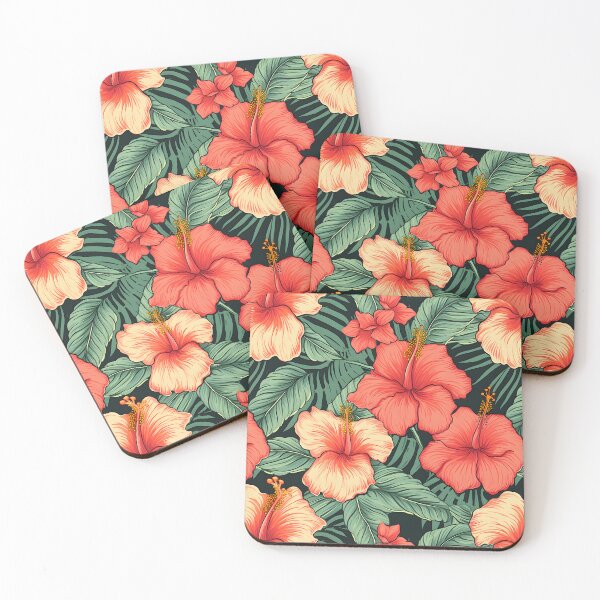 Item preview, Hibiscus Flowers Pattern 4 designed and sold by DigitalPatternx.