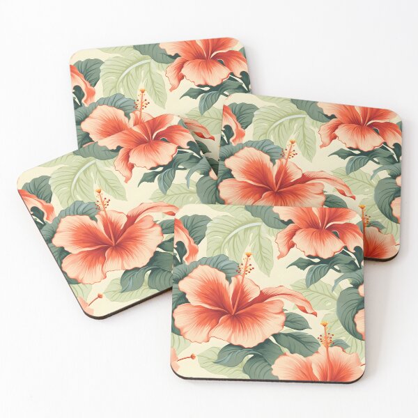 Item preview, Hibiscus Flowers Pattern 5 designed and sold by DigitalPatternx.