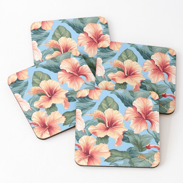 Item preview, Hibiscus Flowers Pattern 6 designed and sold by DigitalPatternx.