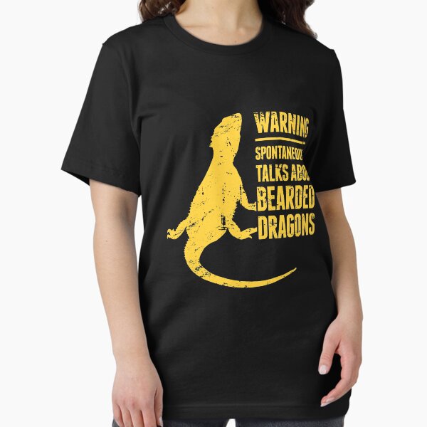 Item preview, WARNING | Funny Bearded Dragon Graphic designed and sold by Jam Jar.