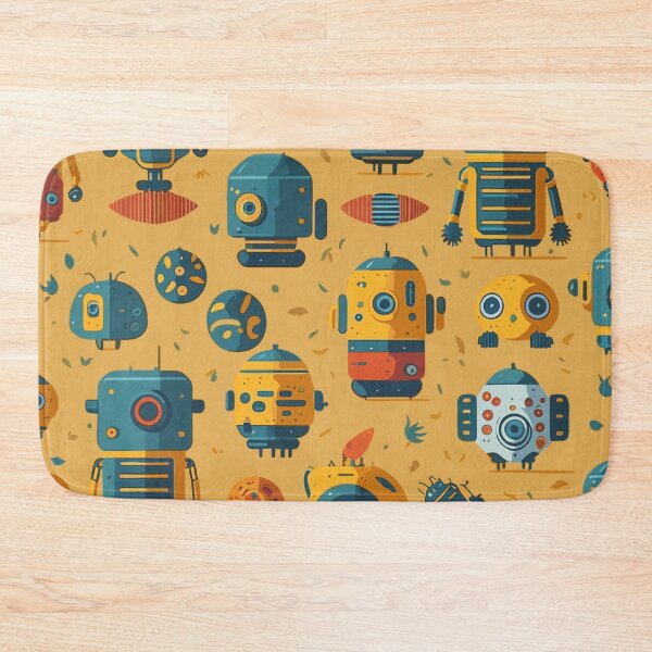 Item preview, Robot Helpers Pattern  designed and sold by BeardyD.