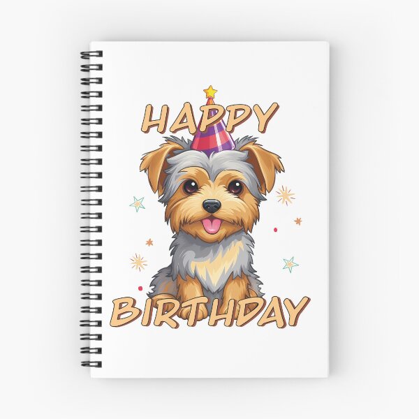 Item preview, Happy Birthday Yorkie designed and sold by SatooDesign.