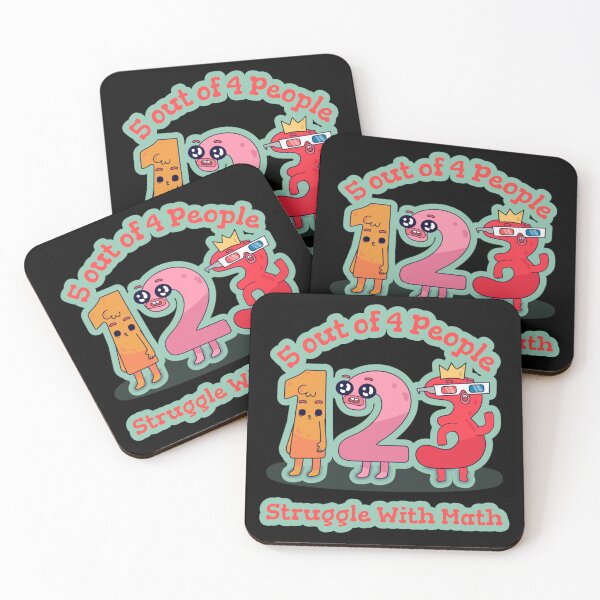Item preview, 5 out 4 people struggle With Math  designed and sold by Soy-el-Soil.
