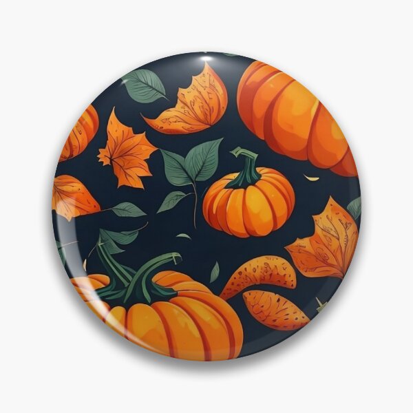 Item preview, Orange pumpkins Halloween pattern designed and sold by elearah1.