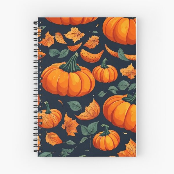 Item preview, Orange pumpkins Halloween pattern designed and sold by elearah1.