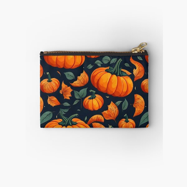 Item preview, Orange pumpkins Halloween pattern designed and sold by elearah1.