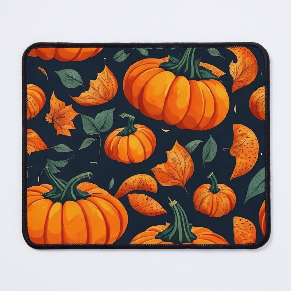 Item preview, Orange pumpkins Halloween pattern designed and sold by elearah1.