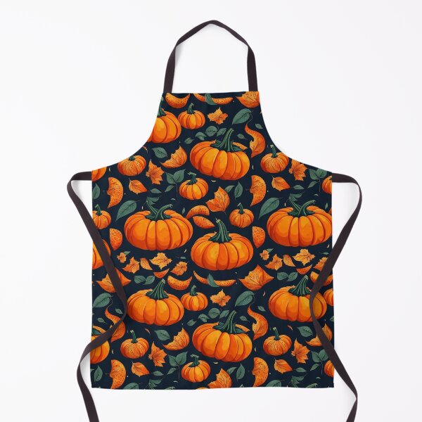 Item preview, Orange pumpkins Halloween pattern designed and sold by elearah1.