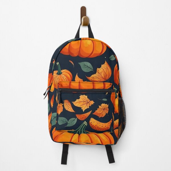 Item preview, Orange pumpkins Halloween pattern designed and sold by elearah1.