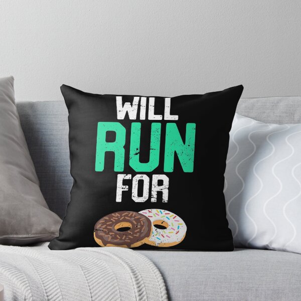 Item preview, Will Run For Donuts Funny Fitness T-Shirt, Donut Workout Gift designed and sold by 14thFloor.