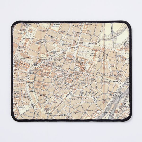 Item preview, Vintage Map of Munich Germany (1910) designed and sold by BravuraMedia.