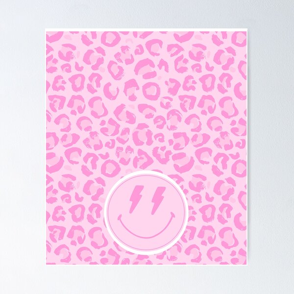 Preppy School Supplies, Preppy, Aesthetic, Pink, Leopard Print